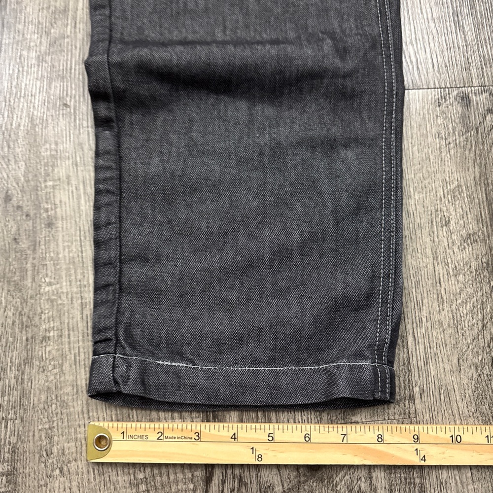 Vintage Y2K Vibes Jeans Shiny Metallic Overalls - Picture 6 of 8
